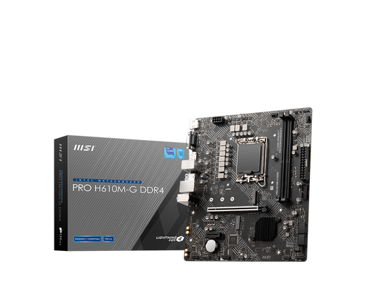 MSI PRO H610M G (LGA1700 socket) DDR4