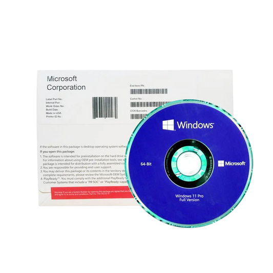 Microsoft Windows 11 Pro 64bit OEM FQC-10528