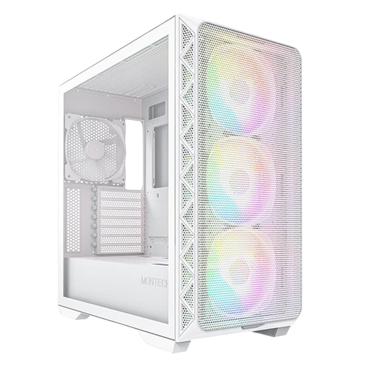 Montech AIR 903 MAX E-ATX With 4 PWM Fans Pc Case White