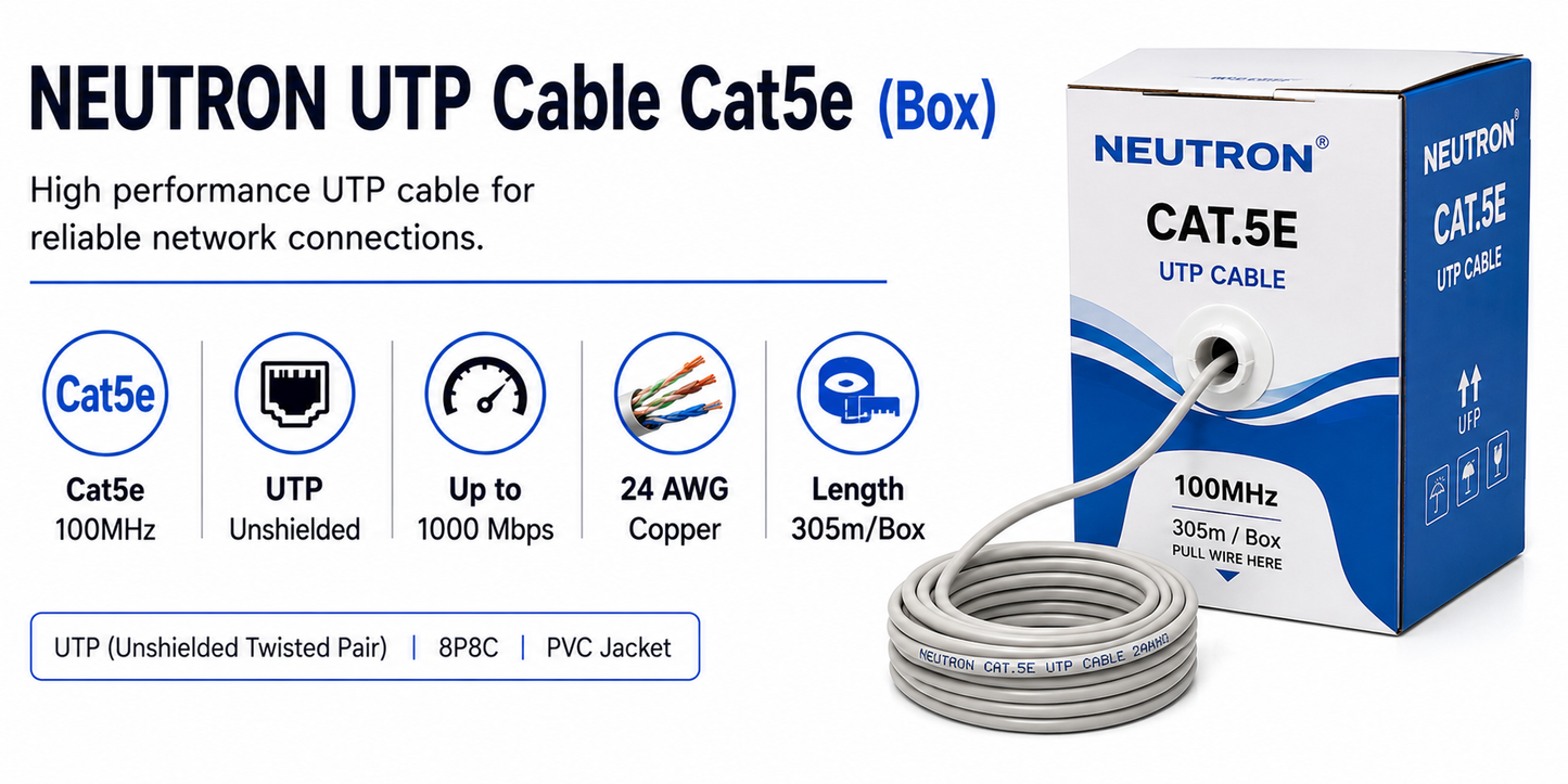 NEUTRON UTP Cable Cat5e (box) (NEUTRON-UTP-CAT5E-BOX)
