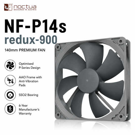 NOCTUA NF-P14s redux-900 Fan (NF-P14S-REDUX-900)