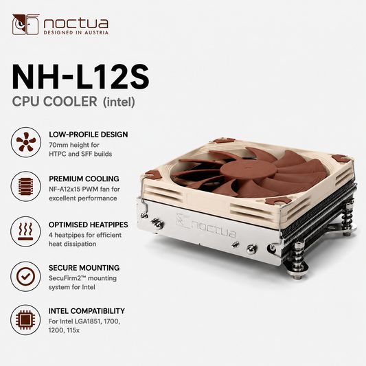 NOCTUA NH-L12S CPU Cooler (intel) (NH-L12S)