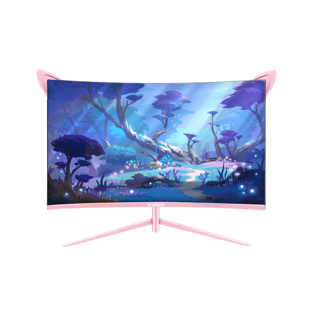 NVISION 27" VA FHD 165Hz Curved Gaming Monitor| IN27FGP Pink