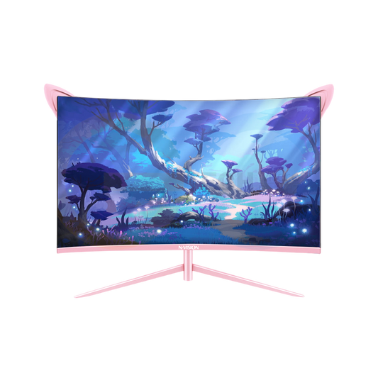 NVISION 27" VA FHD 165Hz Curved Gaming Monitor| IN27FGP Pink