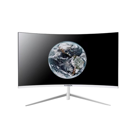 NVISION 27" VA FHD 165Hz Curved Gaming Monitor| IN27FGW White