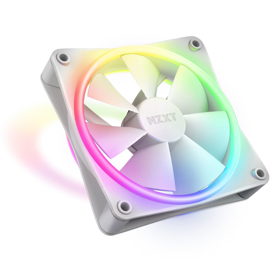 NZXT F120 RGB Duo Single Pack White