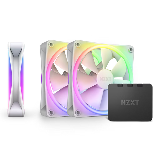 NZXT F120 RGB Duo Triple Pack White