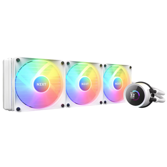 NZXT Kraken 360 RGB 360mm LCD CPU Cooler - White