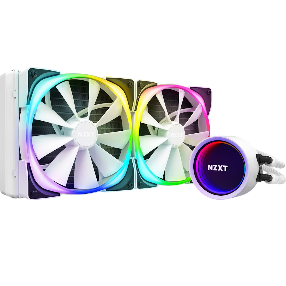 NZXT Kraken X63 RGB 280mm AIO Liquid Cooler - matte white
