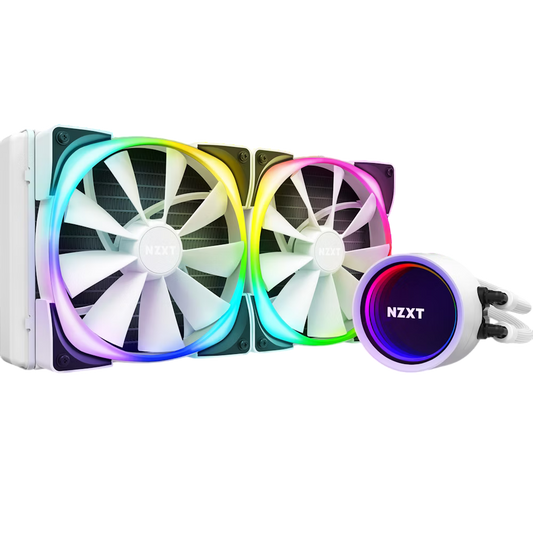 NZXT Kraken X63 RGB 280mm AIO Liquid Cooler - matte white