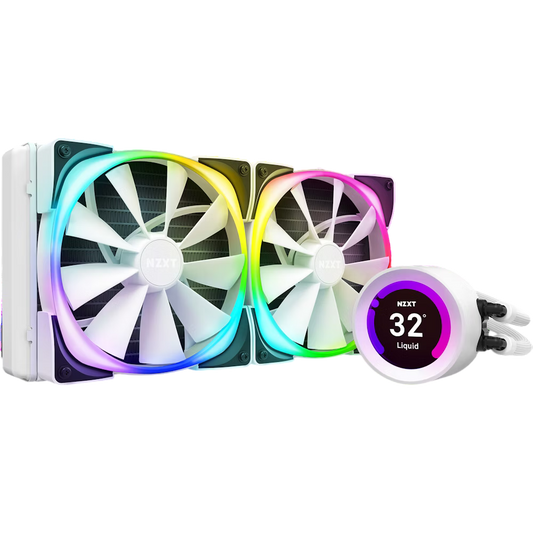 NZXT Kraken Z63 RGB 280mm AIO Liquid Cooler - matte white