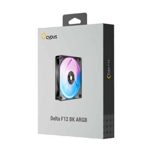 OCYPUS DELTA F12 BK ARGB PWM FAN