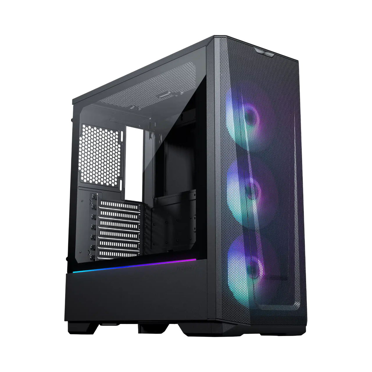 PHANTEKS Eclipse G360A Mesh Mid Tower TG Case 3fans Included - Black