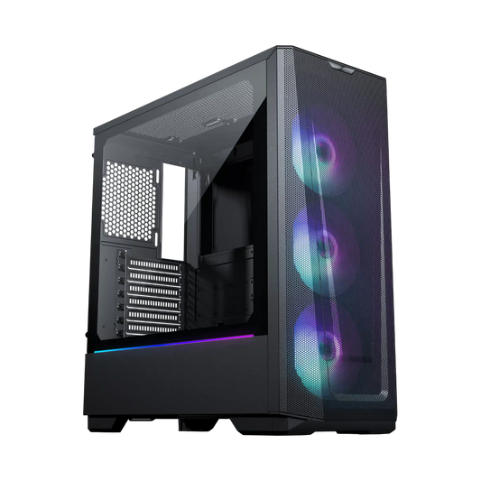 PHANTEKS Eclipse G360A Mesh Mid Tower TG Case 3fans Included - Black