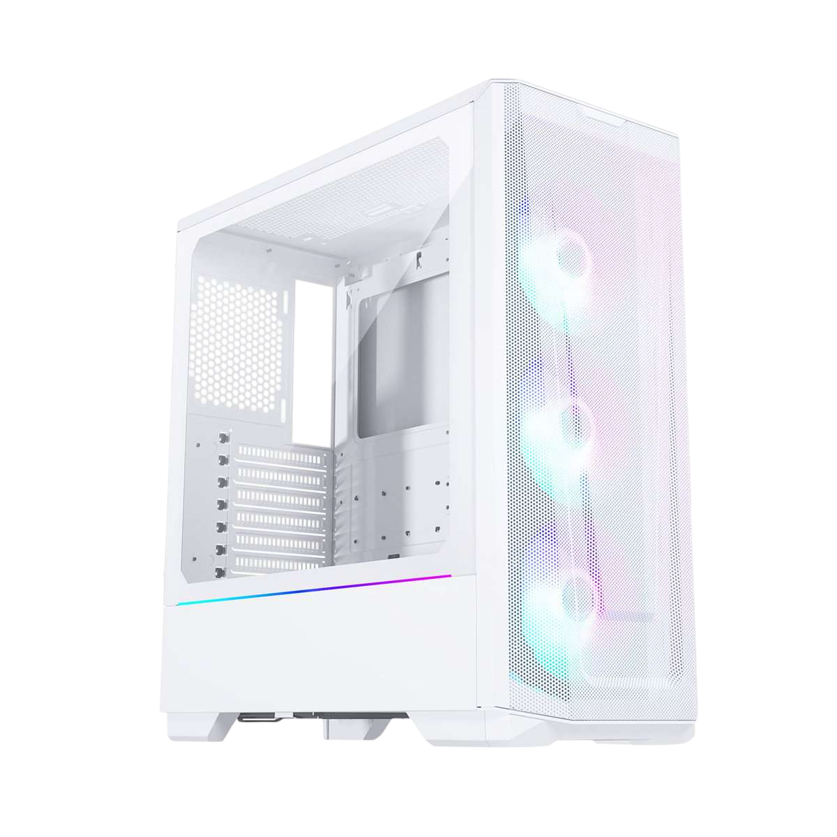 PHANTEKS Eclipse G360A Mesh Mid Tower TG Case 3fans Included - White