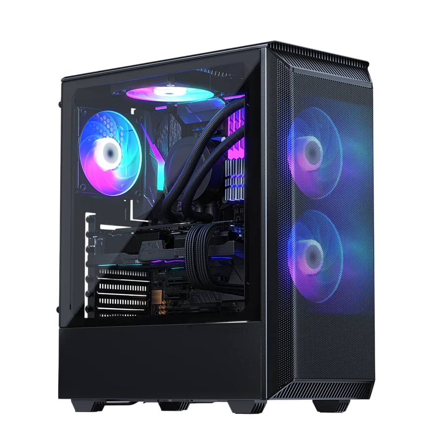 PHANTEKS Eclipse P300A Mesh Mid Tower TG Case 1fan Included - Black