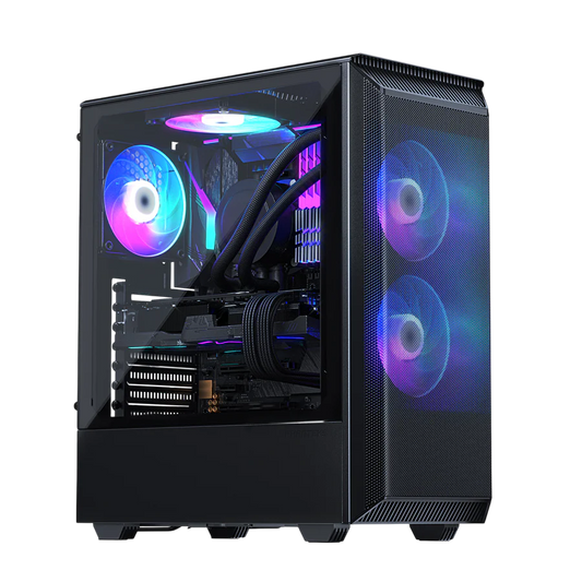 PHANTEKS Eclipse P300A Mesh Mid Tower TG Case 1fan Included - Black