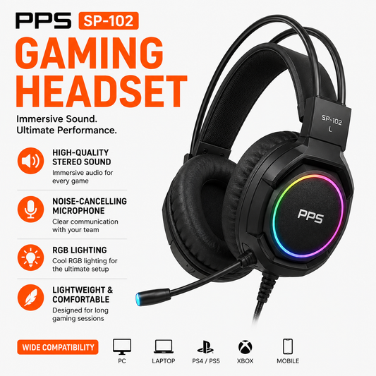 PPS SP-102 Gaming Headset (GTX1050TI-4G)