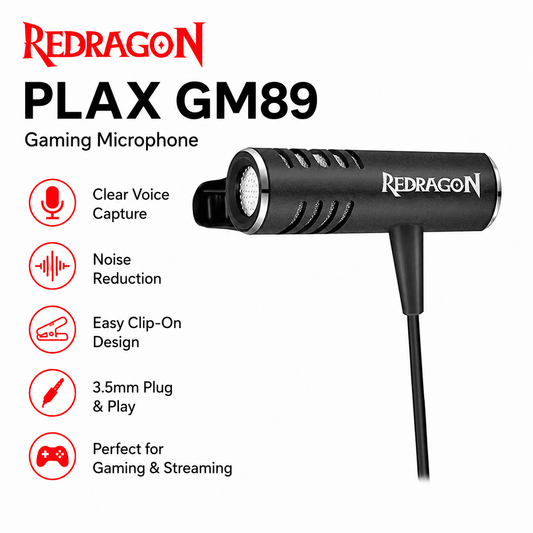 REDRAGON PLAX GM89 Gaming Microphone (M612)