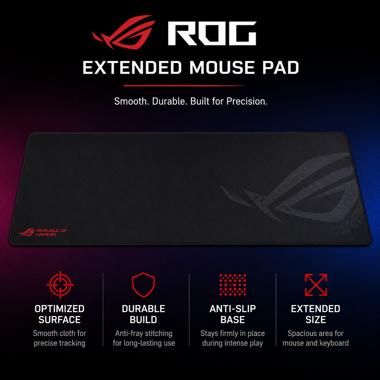 ROG Extended Mouse Pad (ROG-EXTENDED-MOUSEPAD)