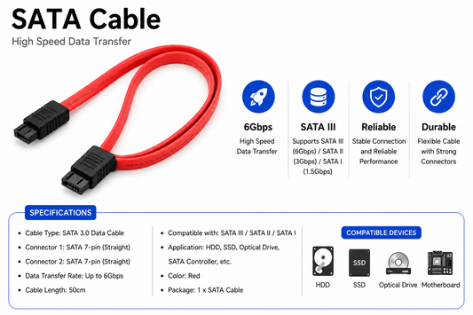 SATA Cable (11322-01-20G)