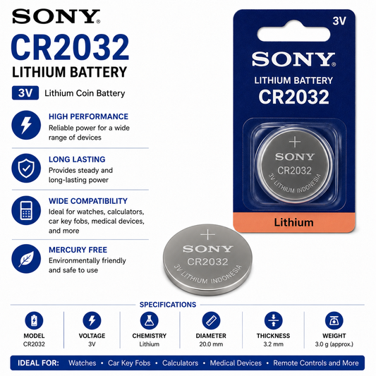 SONY CMOS Battery CR2032 (CR2032)