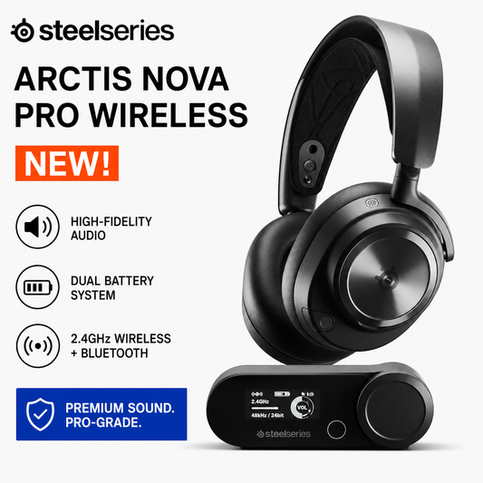STEELSERIES ARCTIS NOVA PRO WIRELESS NEW! (61520)