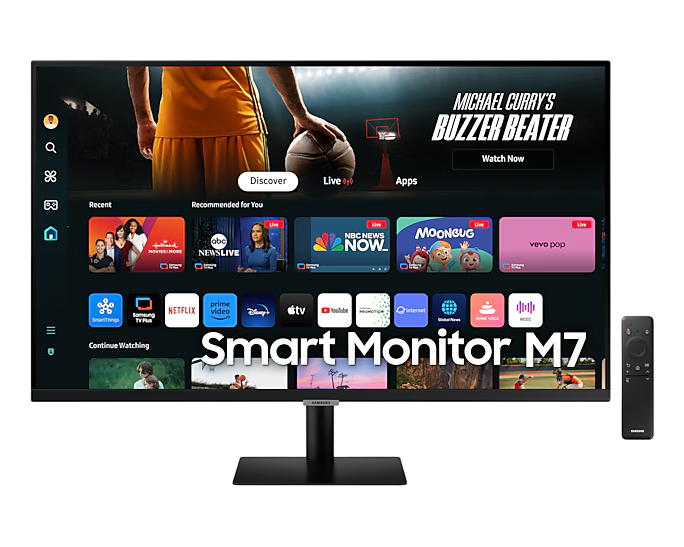 Samsung 32" Smart Monitor M7 M70D UHD Black