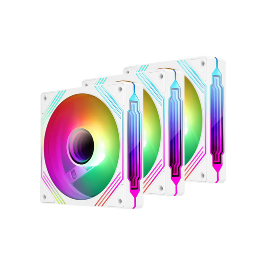 Seaview Tower X3 White 3-in-1 with aRGB Hub and Remote Controller 120x120x25