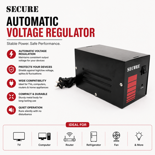 Secure 500w AVR black (AVRSEC-500W)