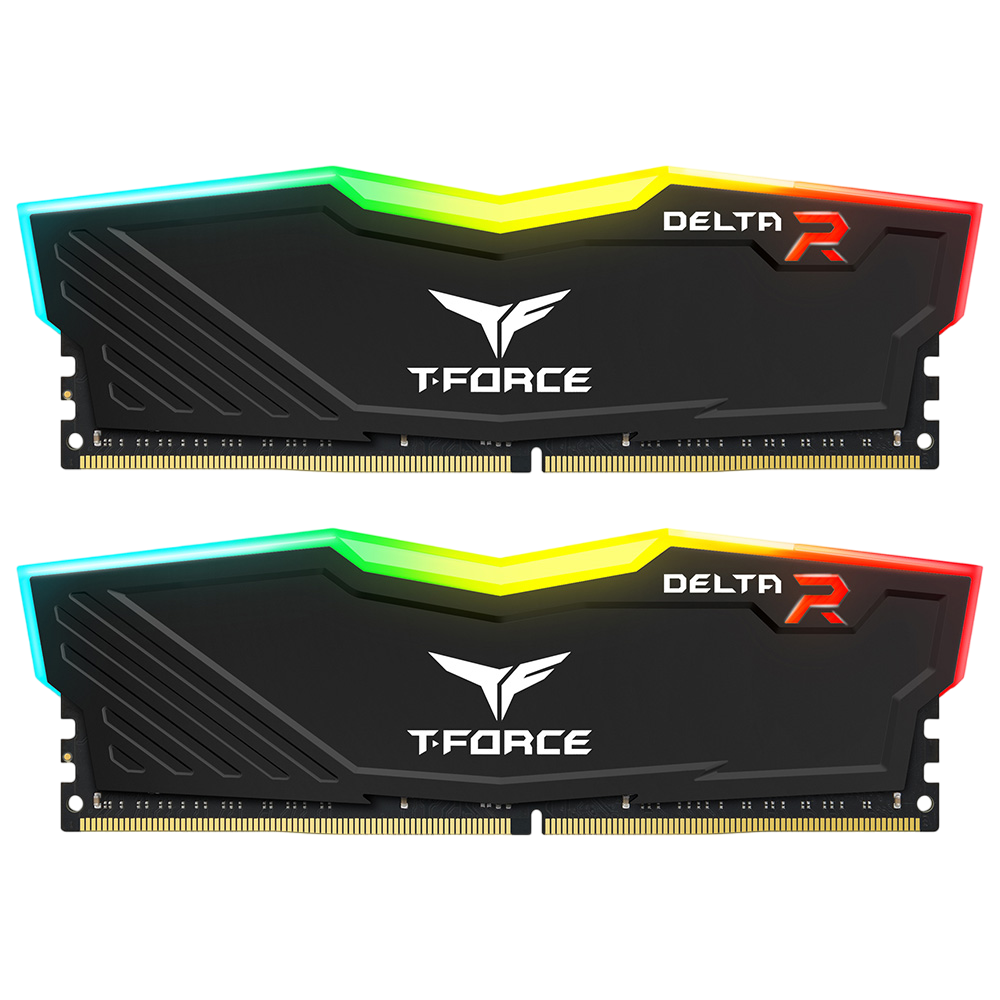 TEAM T-FORCE DELTA RGB 32gb (2x16gb) 3600MHz DDR4 Black | White