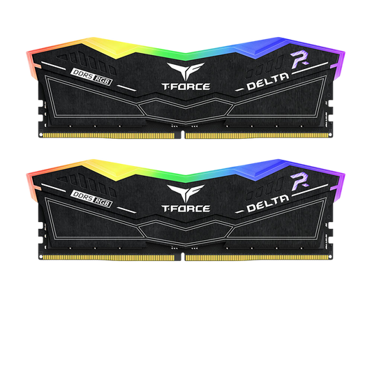 TEAM T-FORCE DELTA RGB 32gb (2x16gb) 5200MHz DDR5 Black | White