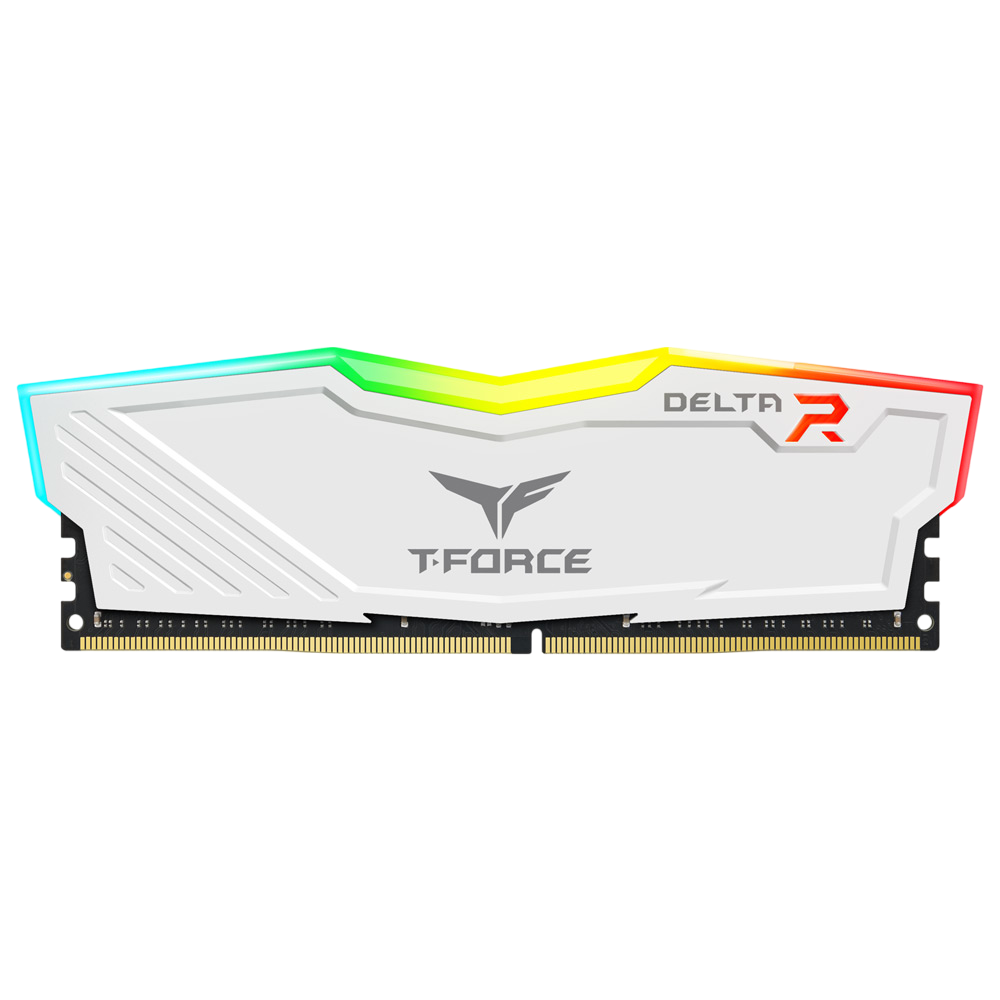 TEAM T-FORCE DELTA RGB 8gb (1x8gb) 3200MHz DDR4 Black | White