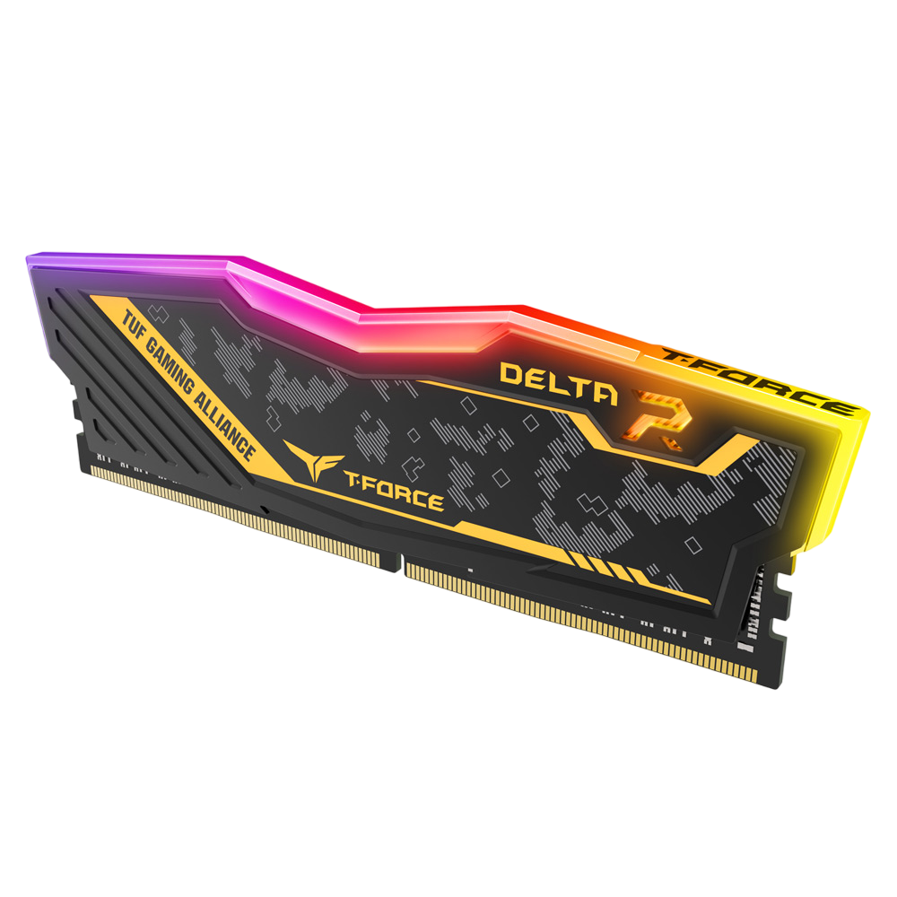 TEAM T-FORCE DELTA TUF RGB 16gb (1x16gb) 3200MHz DDR4 - Black