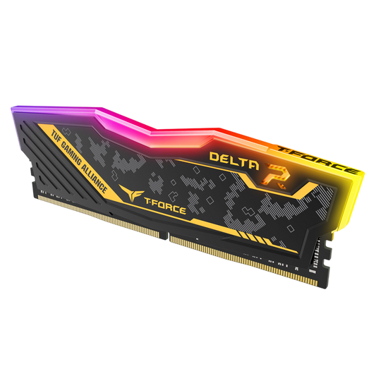TEAM T-FORCE DELTA TUF RGB 16gb (1x16gb) 3200MHz DDR4 - Black