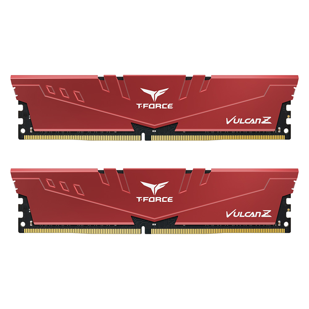 TEAM T-FORCE VULCAN Z 32gb (2x16gb) 3600MHz DDR4 Red | Gray