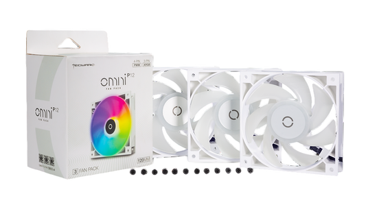 TECWARE Omni P12 ARGB White 3-pack fans