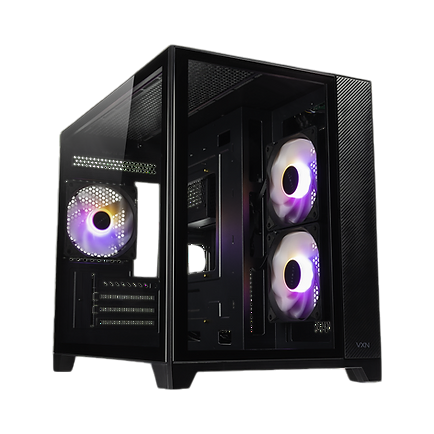 TECWARE VXN V2 TG DUAL CHAMBER CASE BLACK