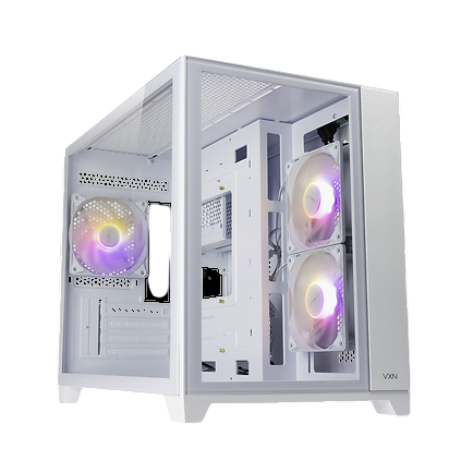 TECWARE VXN V2 TG DUAL CHAMBER CASE WHITE