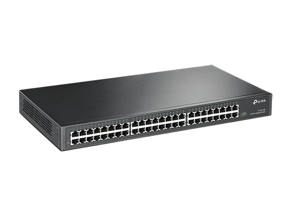 TP-Link TL-SG1048 48-Port Gigabit Switch 19-inch Rack-mountable Steel Case Plug and Play