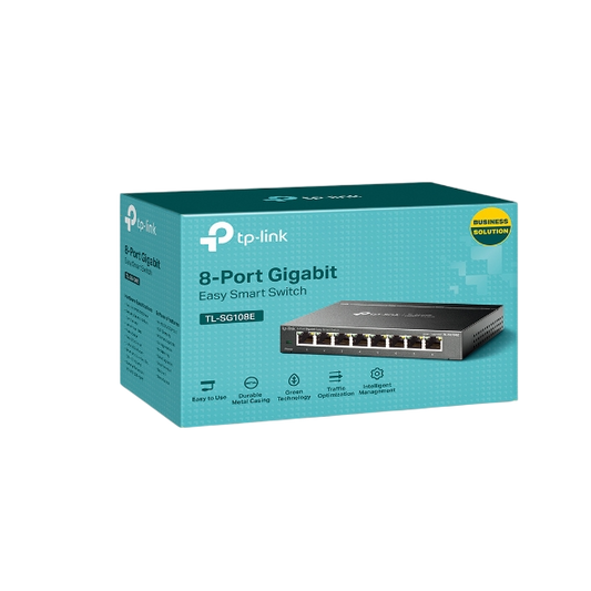 TP-Link TL-SG108E 8-port Gigabit Easy Smart Switch Hub