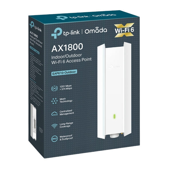 TPLink EAP610 Outdoor AX1800 Dual Band Wifi6 Access Point