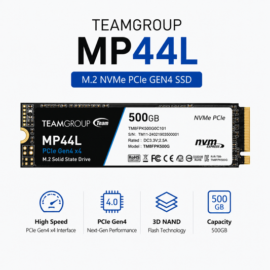 Team Group MP44L 500G M.2 NVMe PCIe GEN4 SSD (TM8PS7001T0C101)