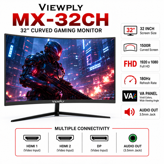 Viewplus MX-32CH 32" Curved Gaming Monitor (MX-32CH)