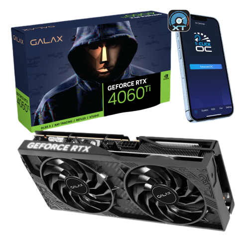 Galax RTX 4060 TI 1-Click OC 8GB GDDR6 128Bit Graphics Card